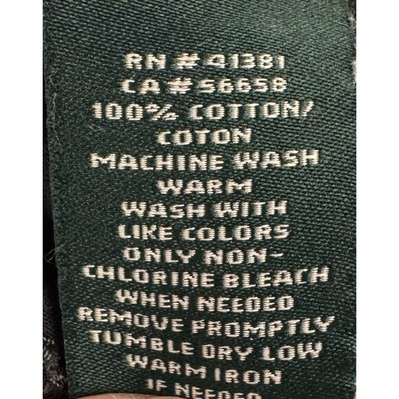 Lauren Ralph Lauren Black Shorts Size 14 Drawstring Cargo 100% Cotton - Picture 6 of 10